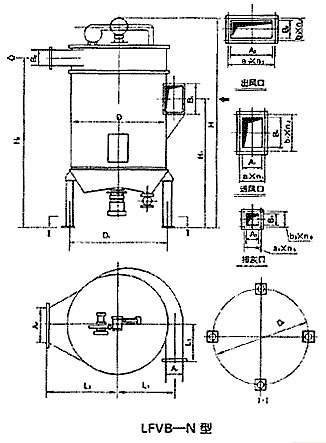 LFVB系列微震扁袋除塵器 LFVB系列微震扁袋除塵器