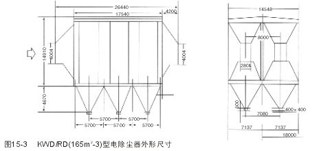 靜電除塵器外形尺寸 靜電除塵器外形尺寸
